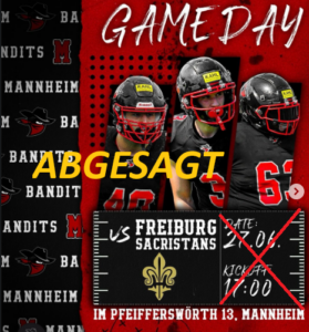 Mehr über den Artikel erfahren Game MB vs Freiburg ist abgesagt